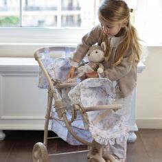 Poussette double pour poupées Nara