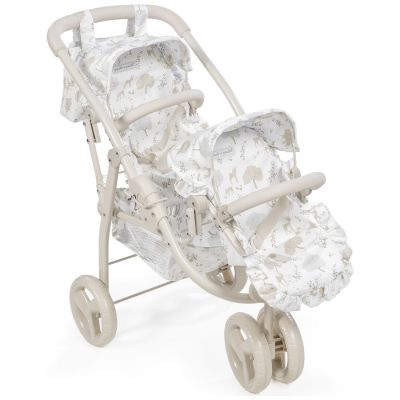 Poussette double pour poupées Nara Pasito a pasito