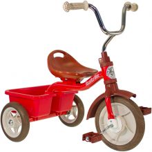 Tricycle Transporter avec panier arrière rouge  par Italtrike