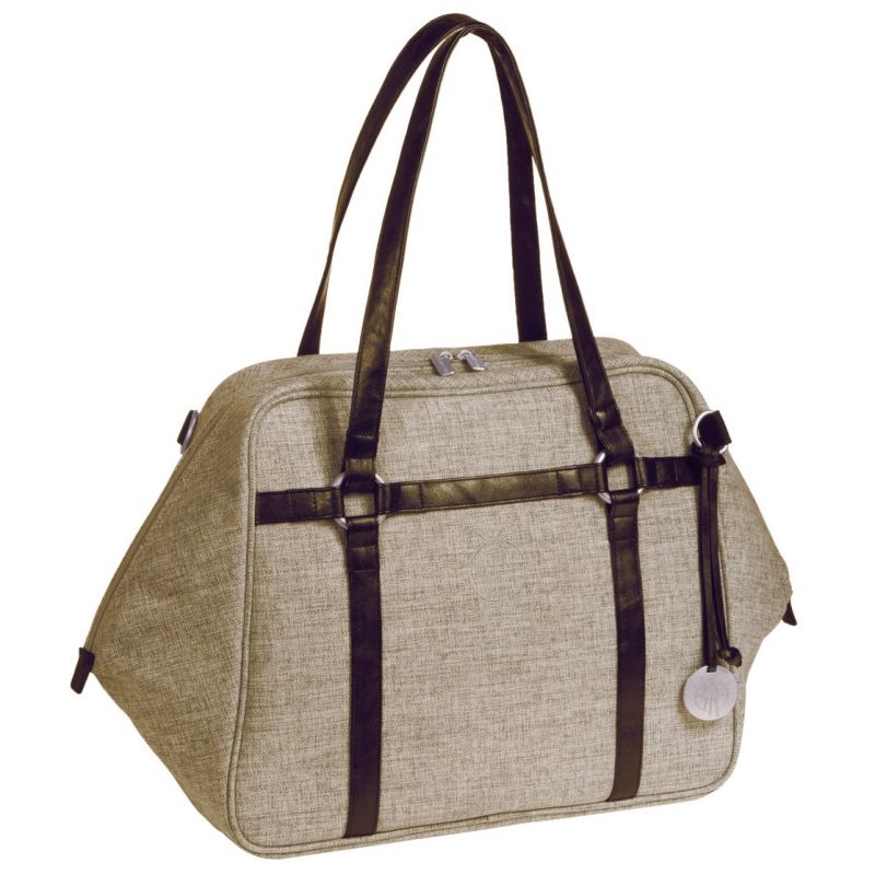 Sac à langer épaule Green Label Urban Choco chiné Lässig