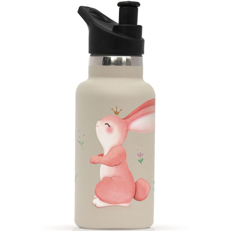 Gourde isotherme Lapin embout sport (350 ml) Gaëlle Duval