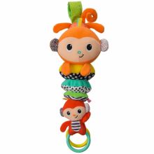 Peluche musicale à suspendre famille singe (28 cm)  par Infantino