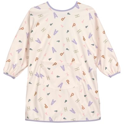 Tablier manches longues Happy Fruits lilas