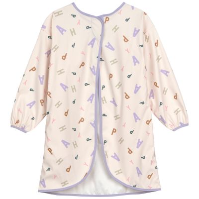 Tablier manches longues Happy Fruits lilas