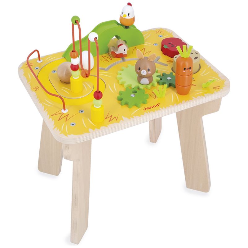 Table d'activités en bois Ferme Janod Produit 1