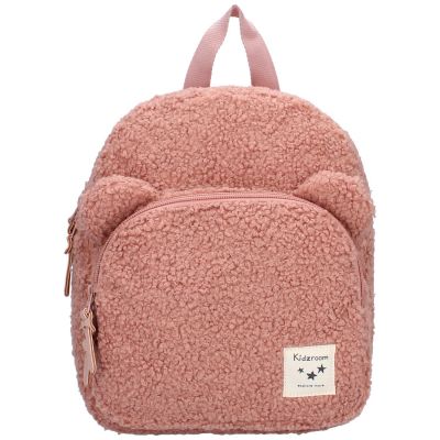 Sac à dos enfant Beary Excited Ours bouclette vieux rose