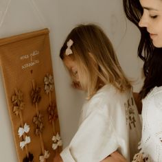 Porte-barrettes Gaze Camel (personnalisable)