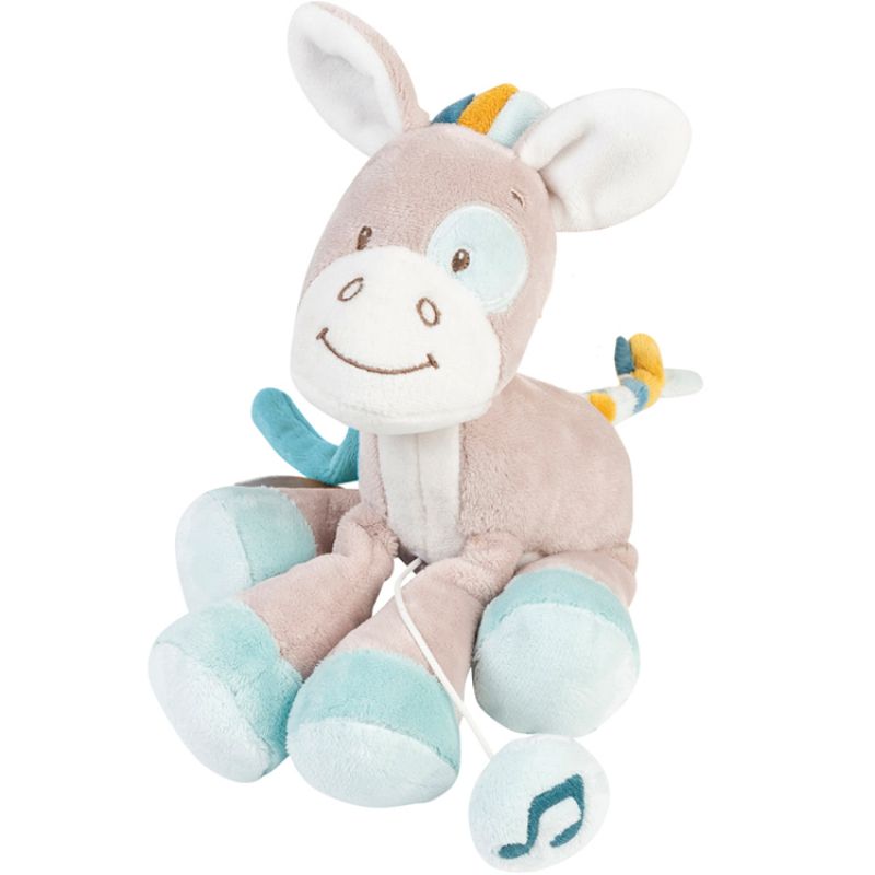 Mini peluche musicale Tim le cheval Tim & Tiloo (20 cm) Nattou