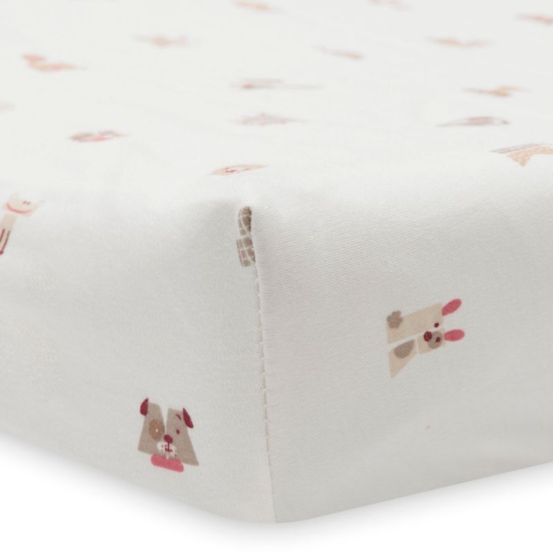 Housse matelas à langer en jersey Animal Friends (50 x 70 cm) Jollein Produit 1