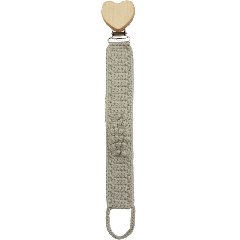 Attache sucette grise Patti Oslo