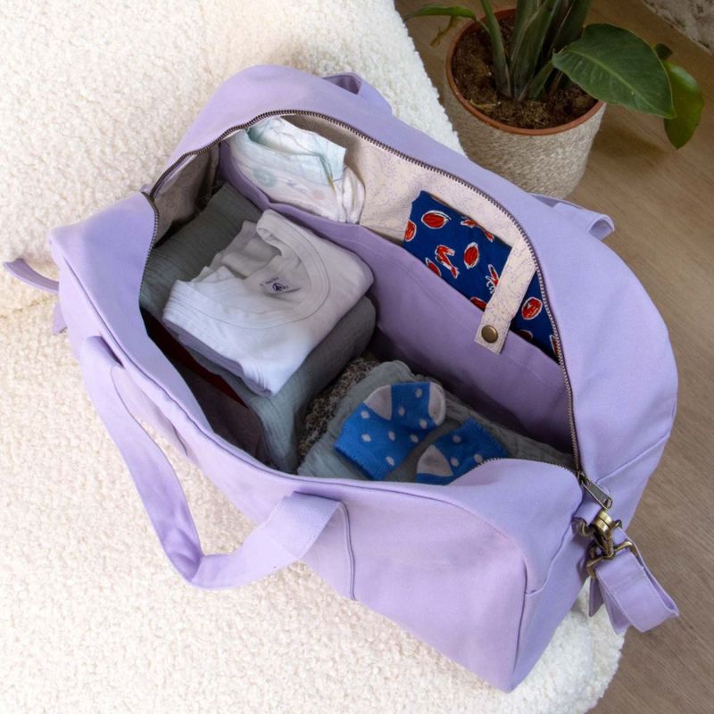 Sac à langer Basile Lilas Hindbag Ambiance 6