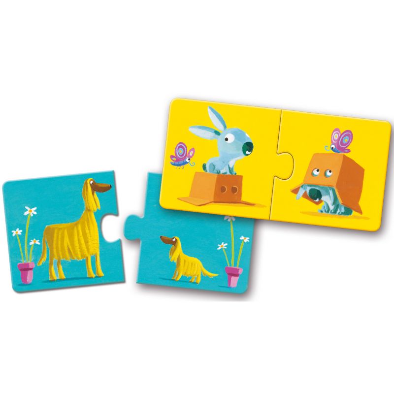 Puzzle duo contraire (24 pièces) Djeco