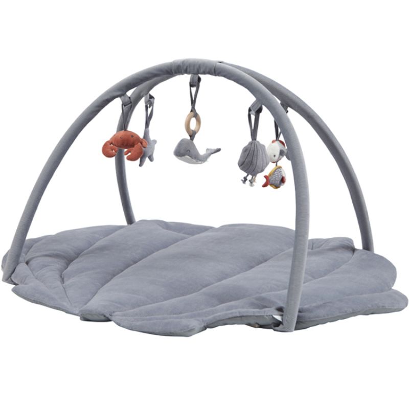 Tapis d'éveil avec arches Coquille Ocean blue Little Dutch