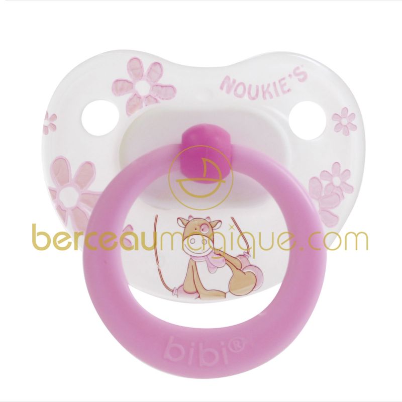 Sucette physiologique en silicone Lola (0-6 mois) Noukie's