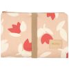Tapis à langer imperméable Hyde Park Red Tulips Nobodinoz Produit 1