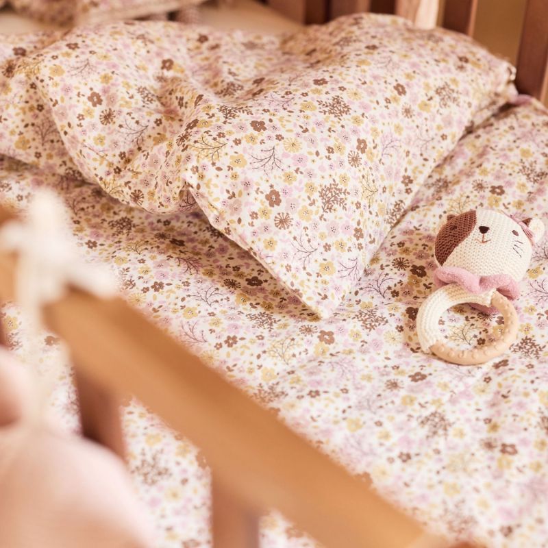 Housse de couette + taie d'oreiller Flower Fairies (100 x 140 cm) Jollein Ambiance 4