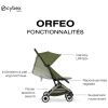 Poussette Ultra Compacte Orfeo 2026 châssis Taupe Moss Green Cybex Produit 3