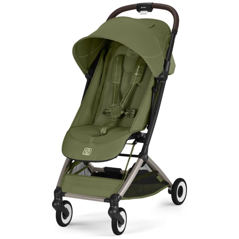 Poussette Ultra Compacte Orfeo 2026 châssis Taupe Moss Green Cybex Produit 1