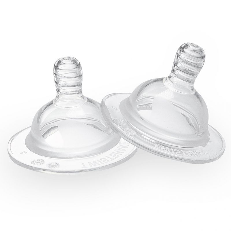 Lot de 2 tétines anti-colique débit S Twistshake