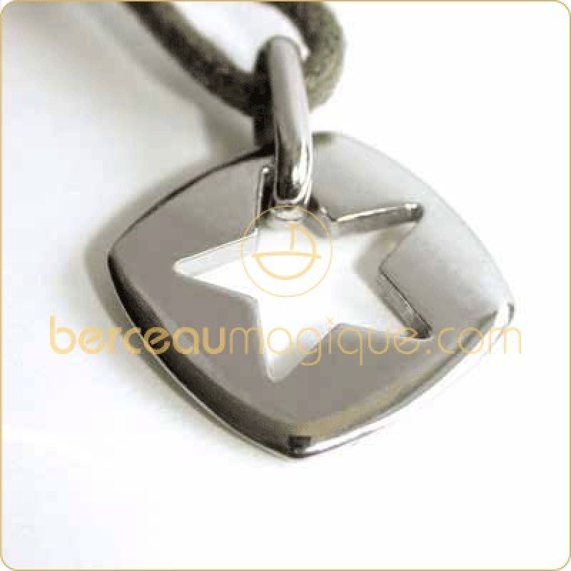 Pendentif Che (Or Blanc) Mikado