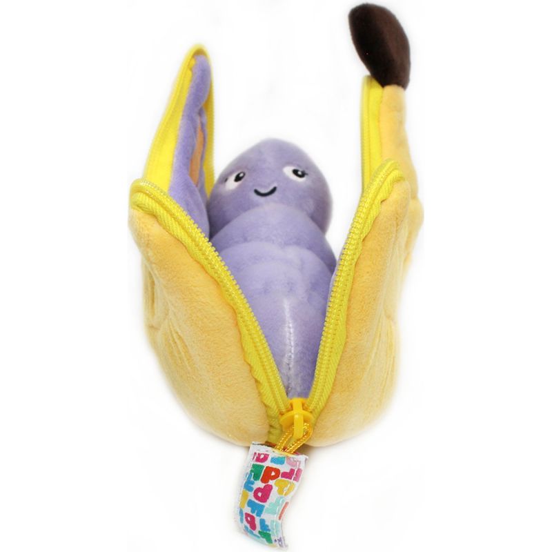 Peluche Les Flipetz Poppet le papillon-banane Les Déglingos Produit 1 grande taille