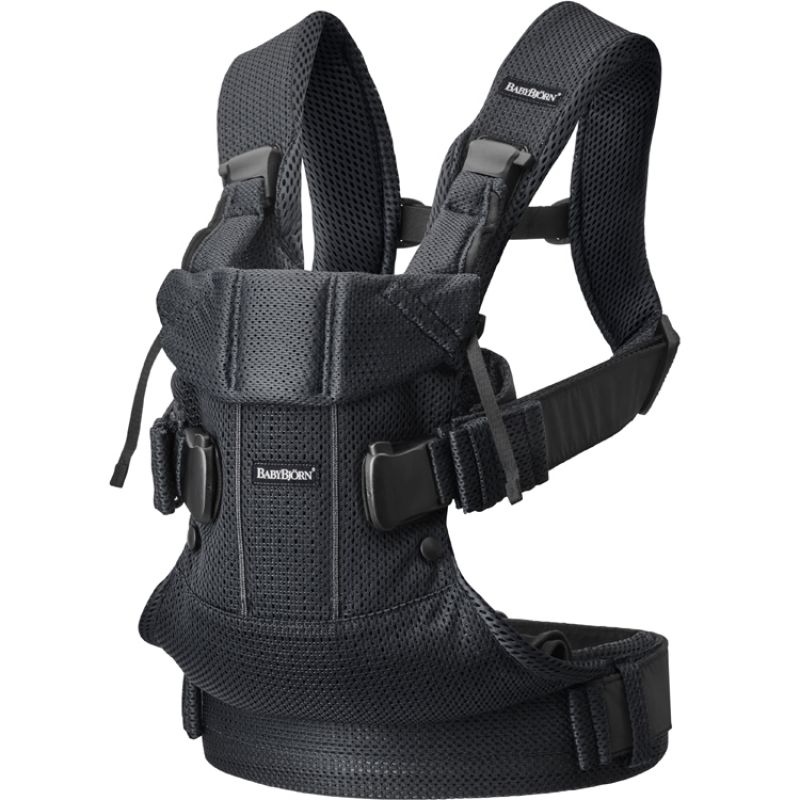Porte bébé One Air tissu Mesh 3D noir BabyBjörn