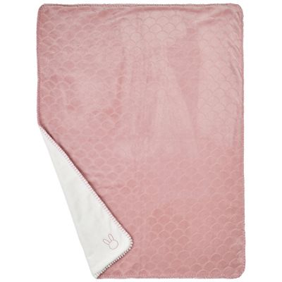 Couverture Supersoft Wavy Vieux Rose (75 x 100 cm)  par Nattou