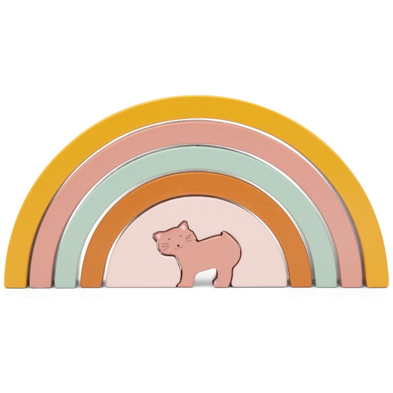Arc-en-ciel à empiler en bois Mrs. Cat Trixie Produit 4