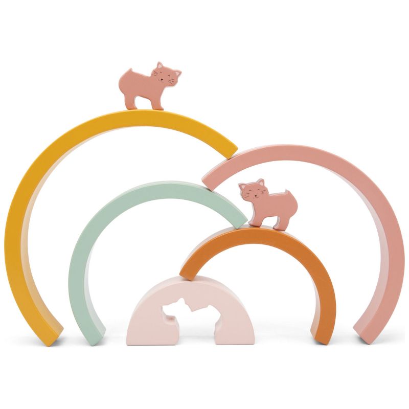Arc-en-ciel à empiler en bois Mrs. Cat Trixie Produit 5