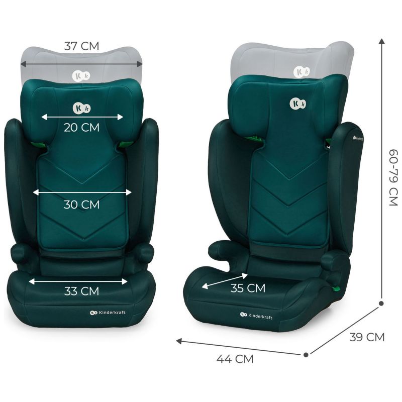Siège auto évolutif I-Spark i-Size Green (groupe 2-3) Kinderkraft Produit 9