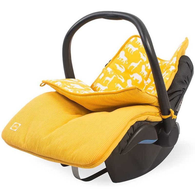 Nid d'ange passe sangle Safari jaune (82 cm) Jollein