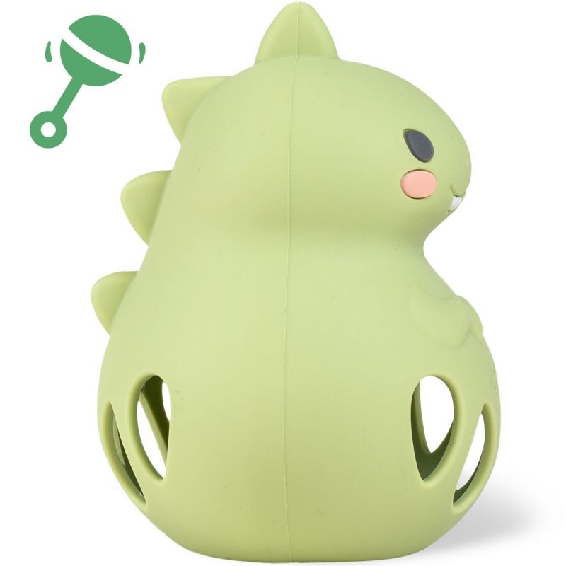 Hochet et anneau de dentition en silicone Dino Tiger Tribe Produit 3