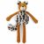 Variation Caramel du produit Doudou hochet léopard Taïgo La forêt Mawa (24 cm) de la marque Moulin Roty