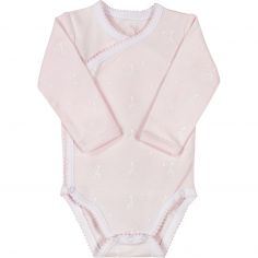 Body manches longues rose Sophie la girafe (naissance) - Trois Kilos Sept