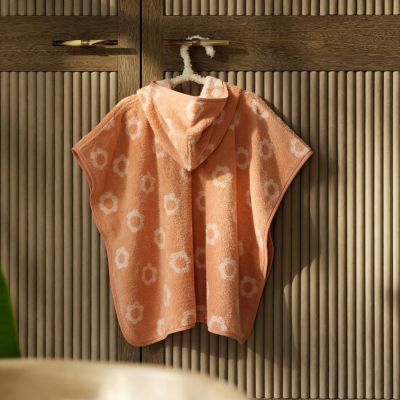 Poncho de bain en éponge Flower (1-3 ans)