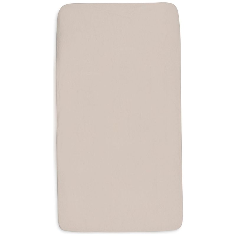 Lot de 2 draps housses en jersey pour matelas de parc Oatmeal-Sand (75 x 95 cm) - Reconditionné Jollein Produit 5