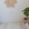 Housse de matelas à langer Happiness Vieux rose/Ecru (45 x 70 cm)  par Baby's Only