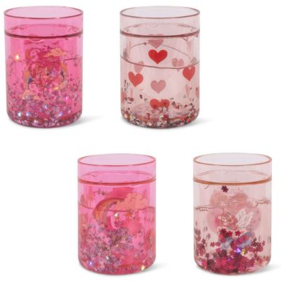 Lot de 4 gobelets Glitter Pink mix Konges Slojd