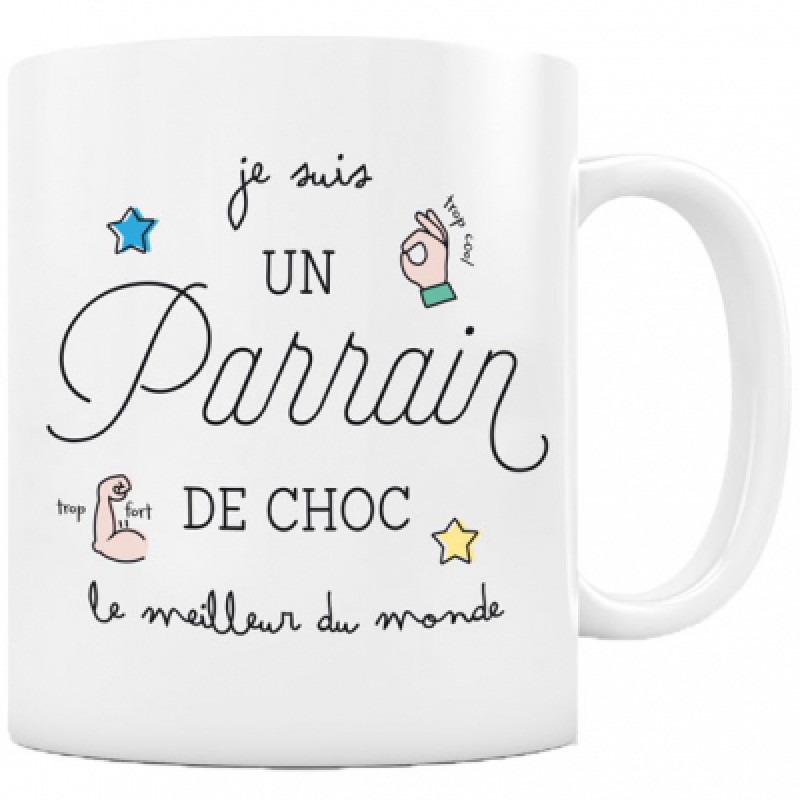 Mug Parrain de choc Créa Bisontine