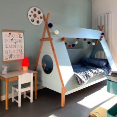 Petite lampe veilleuse champignon Rouge