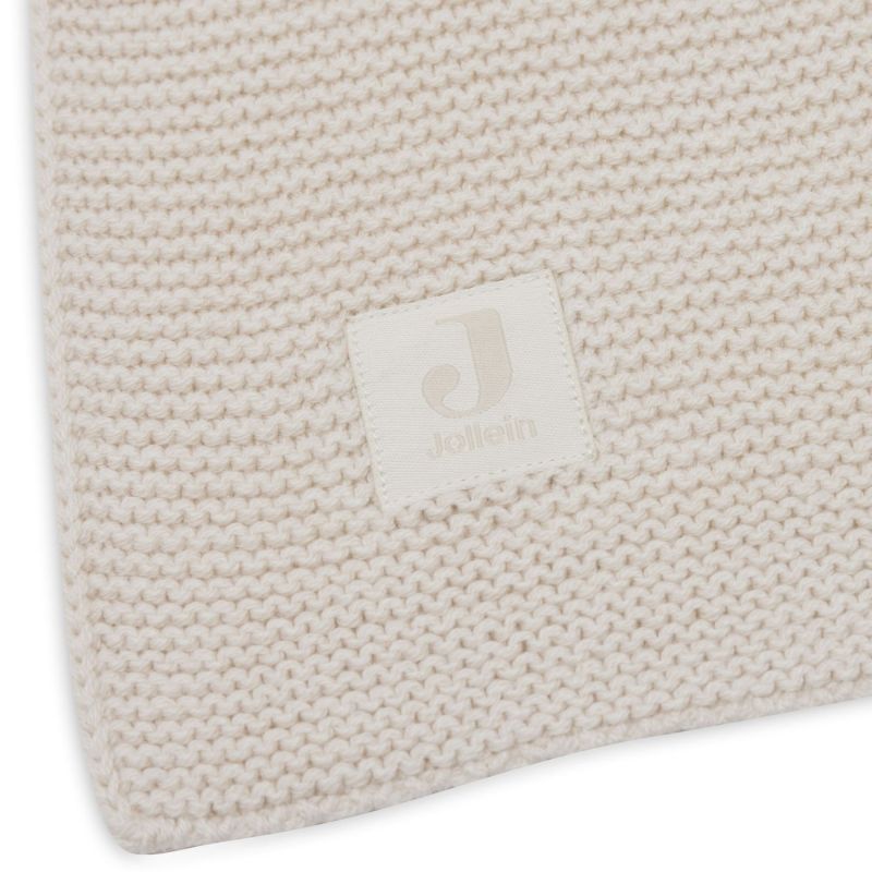 Couverture en tricot Basic Knit Oatmeal (100 x 150 cm) Jollein Produit 5