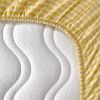 Drap housse percale de coton Vichy Tournesol (70 x 140 cm) Kadolis Produit 3