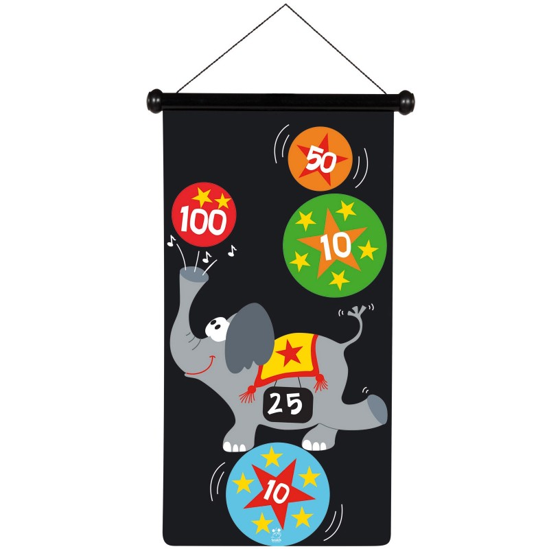 Jeu de fléchettes magnétiques cirque Scratch