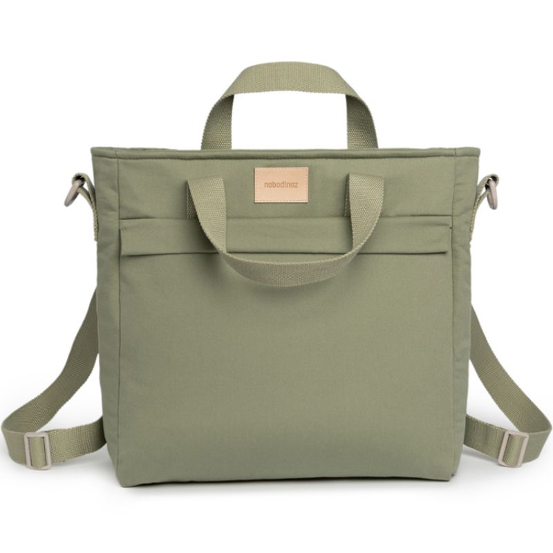 Sac à dos à langer waterproof Baby on the go Olive Green Nobodinoz