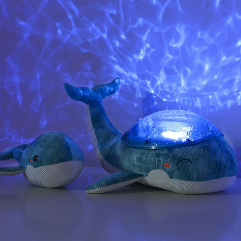 Veilleuse Tranquil Whale Family Blue Cloud B Ambiance 1