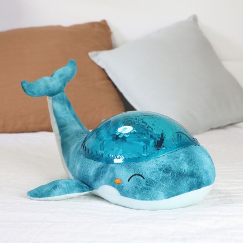 Veilleuse Tranquil Whale Family Blue Cloud B Ambiance 8