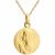 Variation Doré du produit Collier chaîne médaille Vierge Ave Maria personnalisable (plaqué or) de la marque Petits trésors