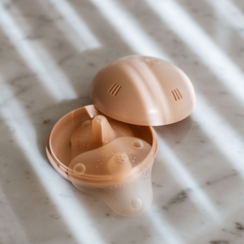 Lot de 2 bouts de sein en silicone (taille M - 2 unités avec étui de transport) Suavinex Ambiance 2
