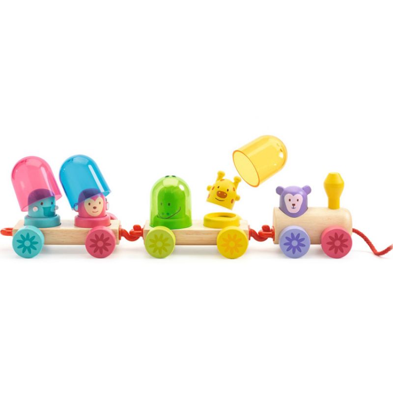 Train des couleurs Rainbow Train Djeco