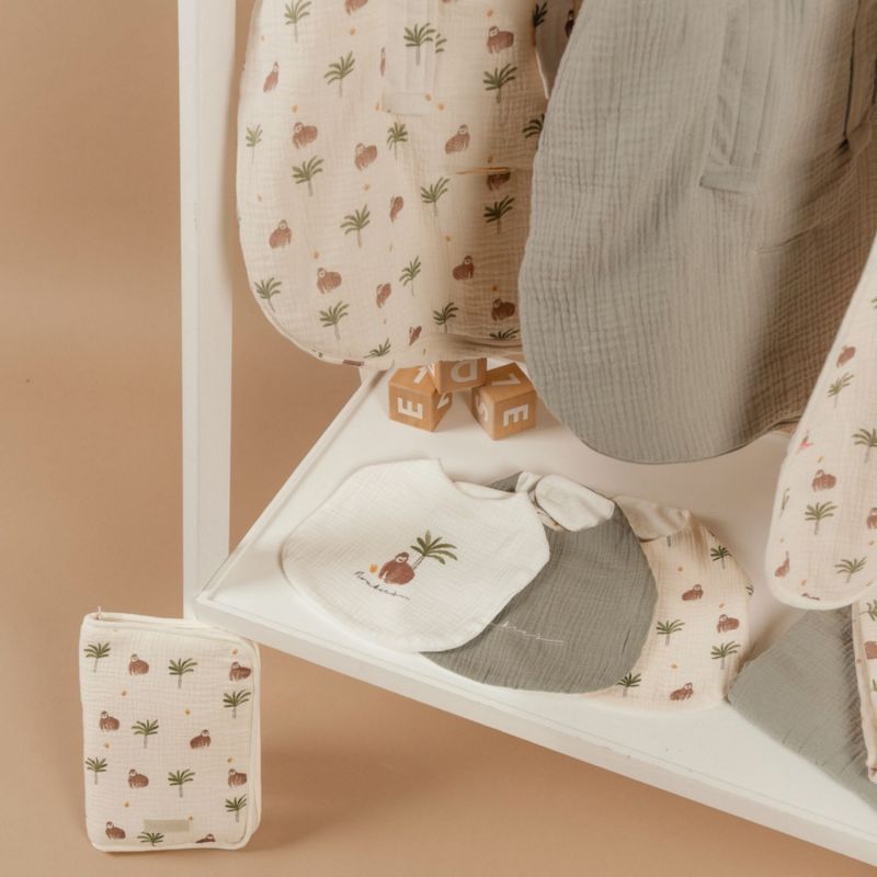 Set 3 bavoirs mousseline Cute gorilla Noukie's Ambiance 2
